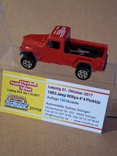 Matchbox 1963 Jeep Willys 4x4