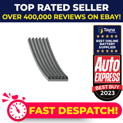 Rib multi drive belt fits - 6,